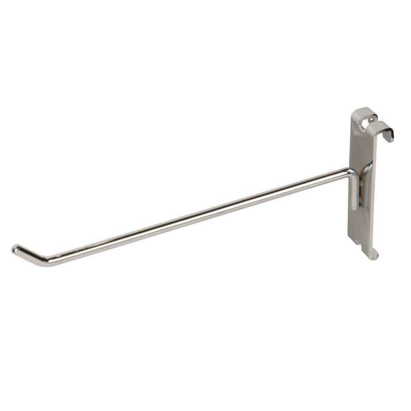 Metal Slatwall Hooks, Chrome