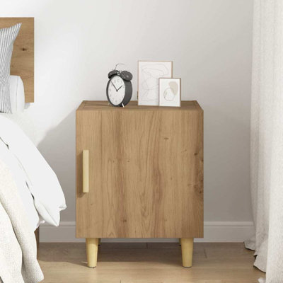 40cm W Manufactured Wood Bedside Table