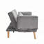 Futon canapé-lit avec accoudoirs réglables, réglable-845529208
