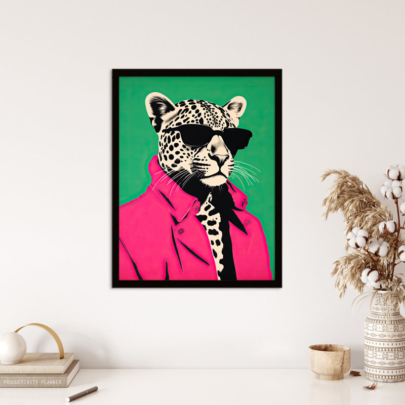 Fashion Cheetah I - Single Picture Frame Print