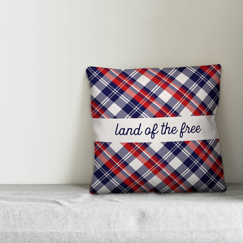  Coussin Land of the Free, Intérieur / extérieur