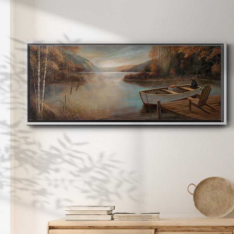 Peaceful Serenity- Framed Canvas, 20" H x 50" W