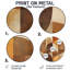 Décoration murale ronde en métal Lenum - formes abstraites-267253747