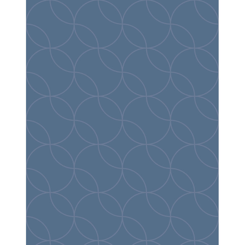 Bevans 7m x 75cm Wallpaper Roll, Navy