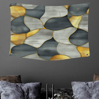 Tapisserie murale Organic Flow - Décoration murale abstraite