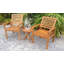 Kasandra Outdoor Teak Dining Armchair