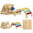 7 in 1 Pikler Triangle Set with Ramp, Arch Ladder, for 18-48 Months