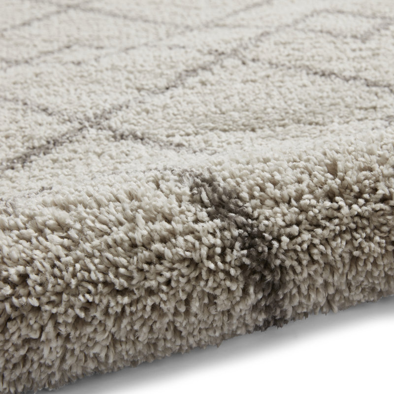 Mastrangelo area rug Machine Woven Rectangle Cream/Grey, Rectangle 120 x 170cm