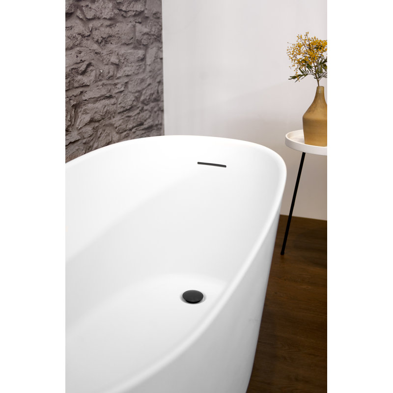 Wave 57.62'' L Soaking Bathtub