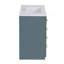 Meuble-lavabo de salle de bain avec lavabo en céramique, 3 tiroirs-110535110