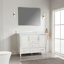 Ensemble de meuble-lavabo simple autoportant 48 po avec 2 poignées entièrement assemblé