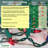 Tupkee Christmas Random Shimmering Twinkle Lights - 12 Of 100 Lights Twinkle, Indoor Outdoor, 20.5 Feet Light String, 100 Multi-Color Bulbs - Christmas Tree Holiday Decor Sparkling Twinkling Christmas Lights-121118801