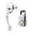 Córdoba Handleset with Electronic Deadbolt and Door Lever and Rosette