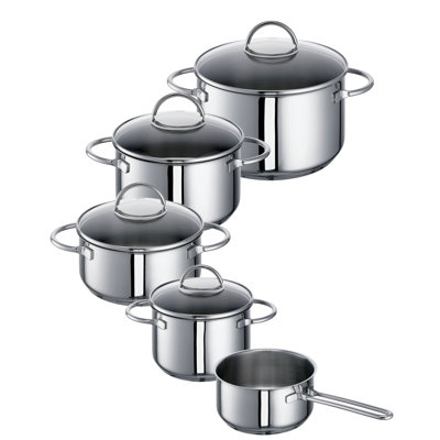 Ravenna 5-Piece Stainless Steel Cookware Set
