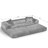 Compression Sofas with Storage, Foam Corduroy Modern Home Sleeper