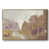 Toile avec cadre flottant or