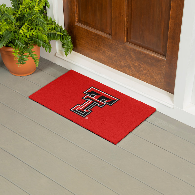 Tapis polychrome en PVC, 16 po x 28 po, Texas Tech University