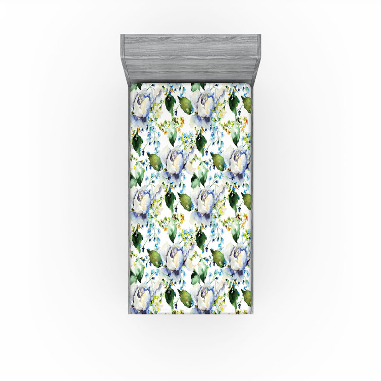 Drap-housse floral Ambesonne