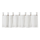 Cumberledge Stitched Burlap Tailored Window Valance