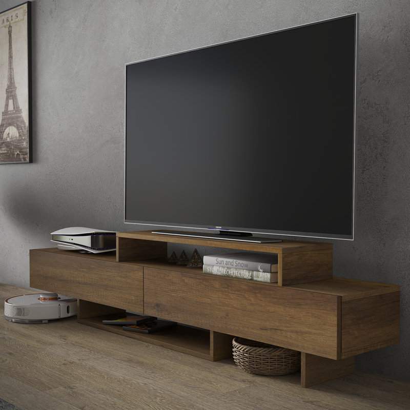 Zen Minimalist TV Stand Up to 65" TVs Modern Media Console