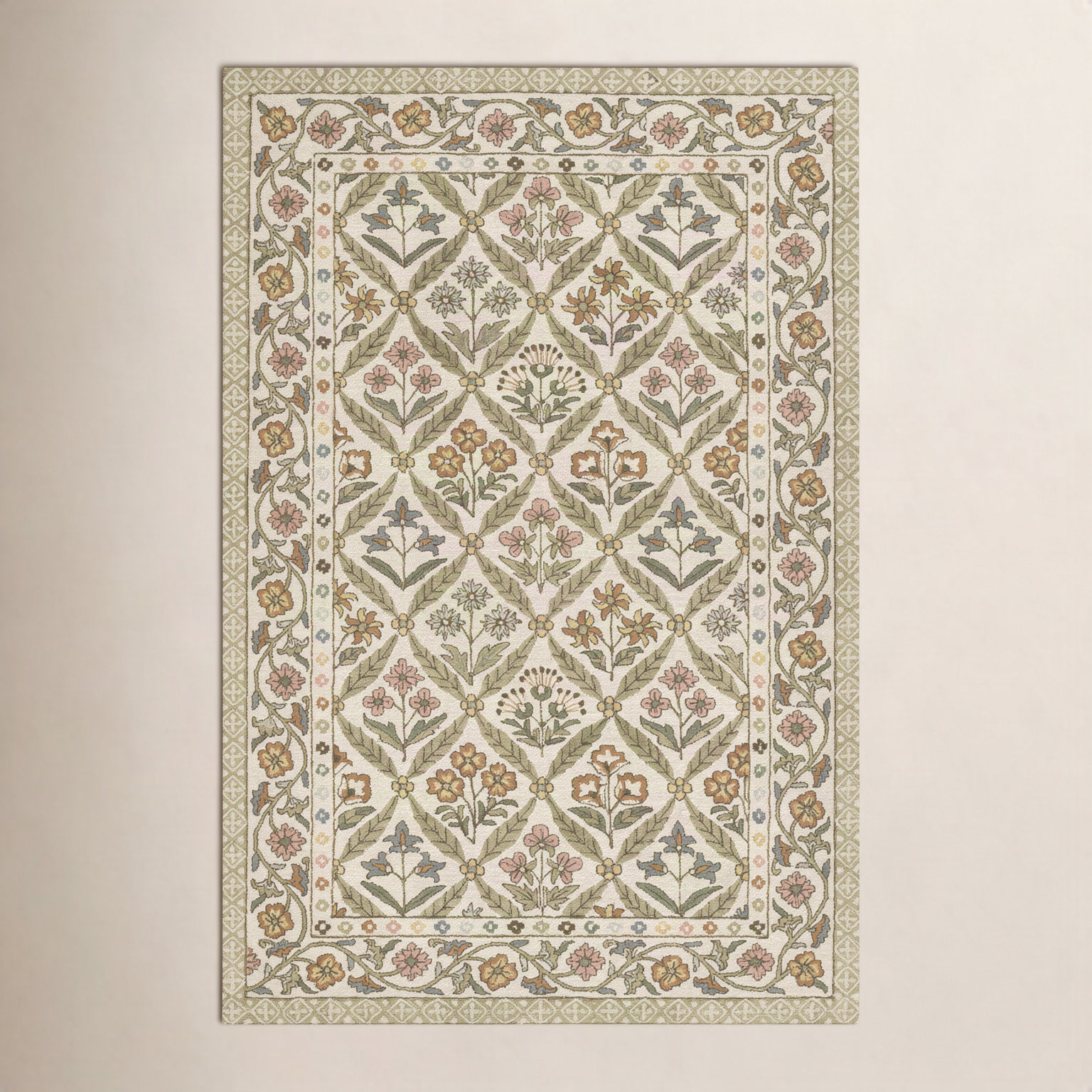 Alice Hand-Woven Oriental Rug, Rectangle 3'6" x 5'6"