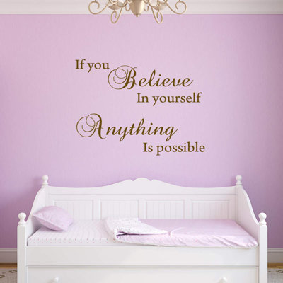 Text & Numbers Wall Decal