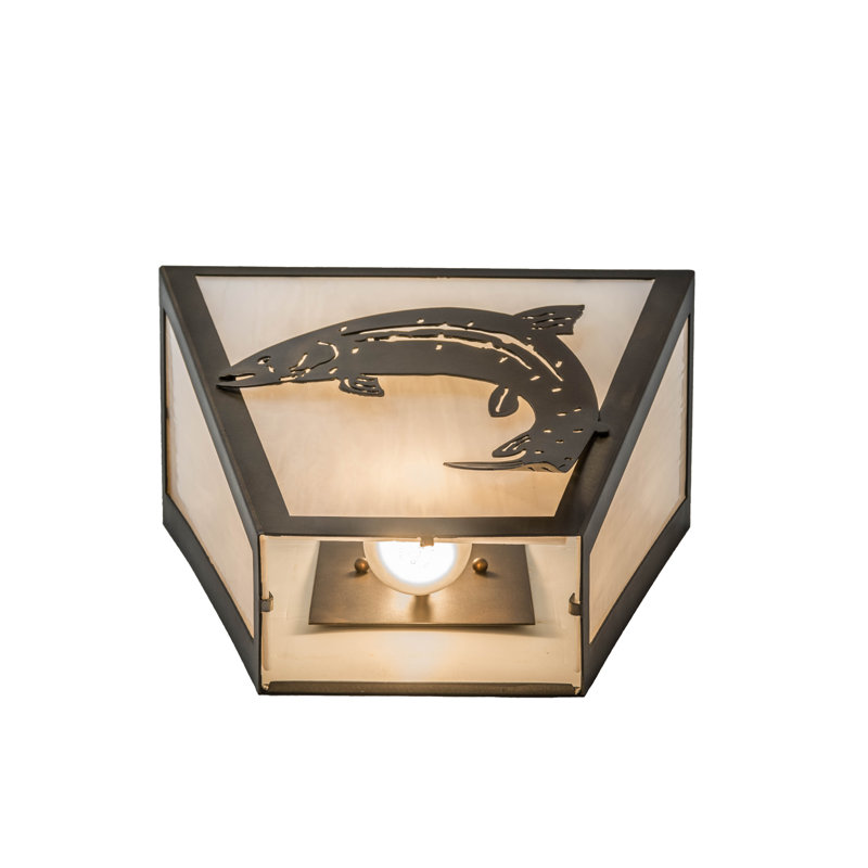 Rustic Lodge 1 - Light Flush Mounted Sconce