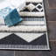 Tapis intérieur / extérieur ivoire / noir Aarent Southwestern-1866707846