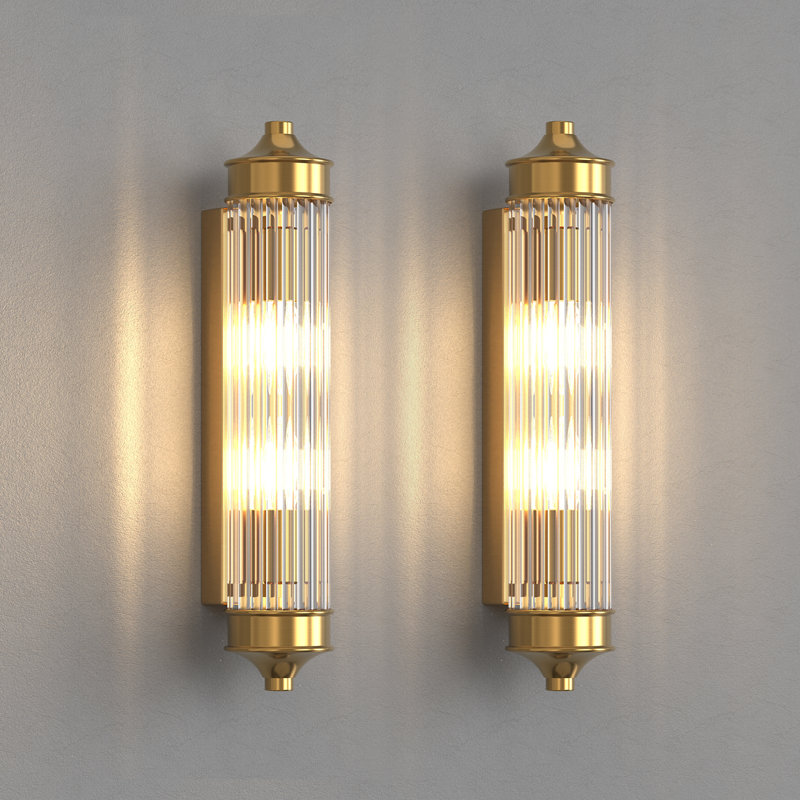 Applique murale cylindrique 16,9 po Acton, Bronze