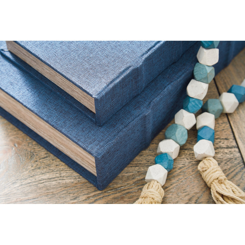 Jolina Faux Book Decorative Storage Box Set