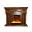 Foyer autoportant en bois massif Nut-Brown