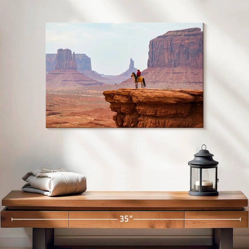 Lelar Cowboy de Monument Valley, H 16 po x l 24 po