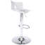Tabourets de bar Juddson en acrylique avec dossier moyen, tabourets de bar pivotants réglables Airlift, ensemble de 2, tabourets de bar à hauteur de comptoir pour cuisine, pub, pub (transparent) (ensemble de 2)-430811674-413539380