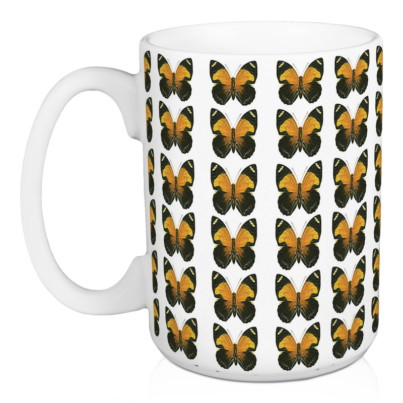 Tasse à motif papillon