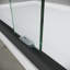 Porte de douche semi-sans cadre, porte de douche coulissante pour salle de bain-112535311