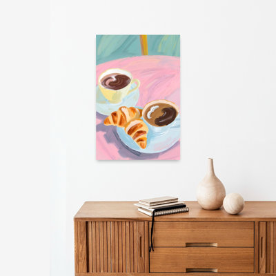 «Morning Indulgence», impression murale moderne et vibrante