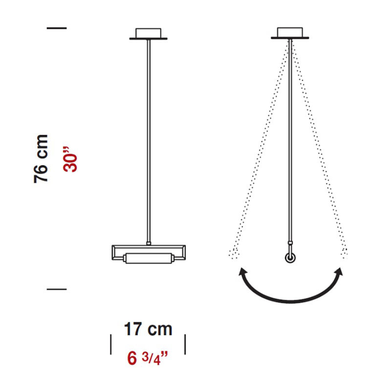 Glim 1 - Light Single Geometric Pendant