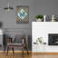 «Papillon Bleu 2» par Jean Plout, art mural en verre acrylique, 16 po x 24 po-1544243829