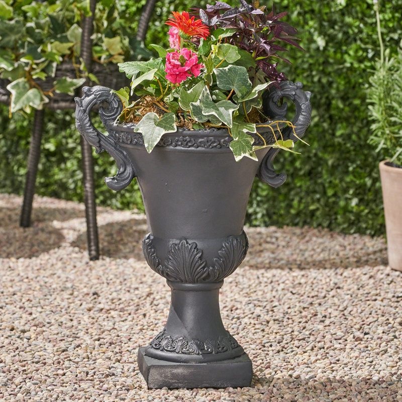Holborne Handmade Urn Planter, Black