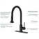 ESHOO Pull Down Kitchen Faucet with Soap Dispenser