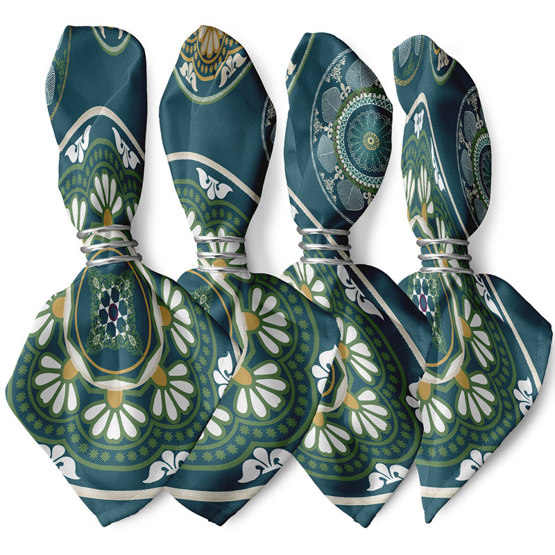 Serviette 22 po Harrel, Bleu sarcelle