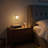 Plug In Motion Sensor 3000K LED Night Light Matte Black Nightstand Sconces Light