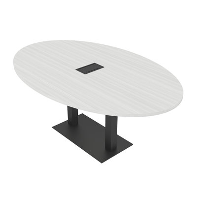 Oval Conference Table with Power and Data