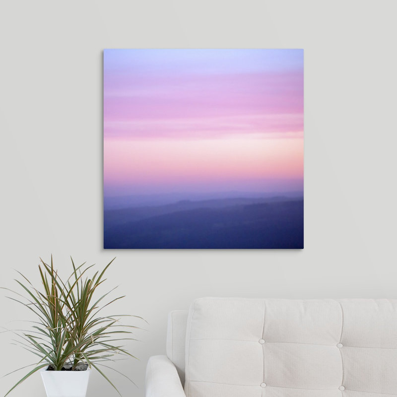 «Pink Dusk III» par Doug Chinnery - reproduction de photo sur toile, H 48 po x l 48 po x P 1,5 po