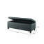 Banc de rangement capitonné à fermeture douce-288890660