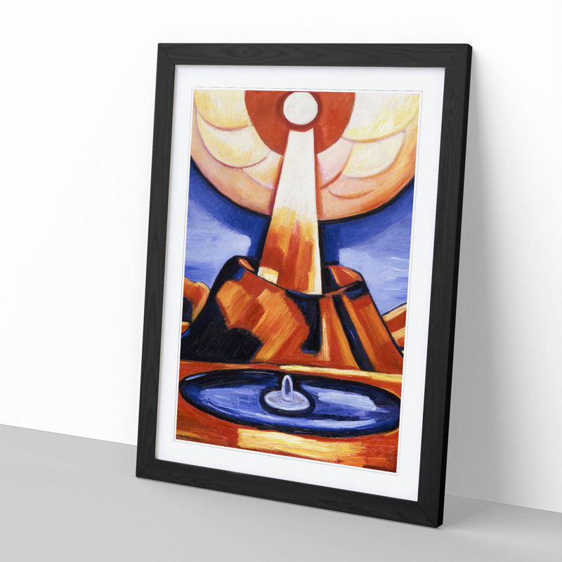 Paracelsus by Marsden Hartley - Picture Frame Painting, Black Framed, 65cm H x 48cm W x 2cm D