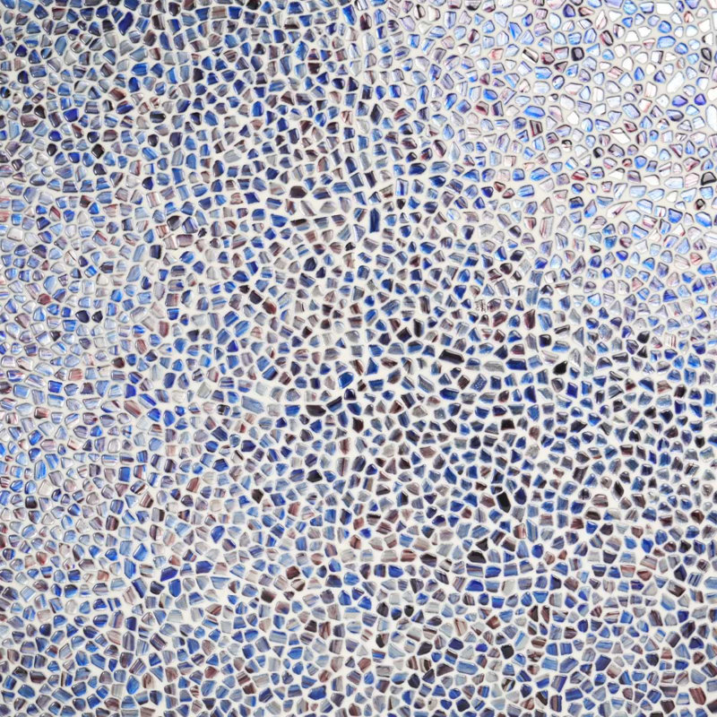 Komorebi 12x12 Pebble Polished Glass Mosaic Tile