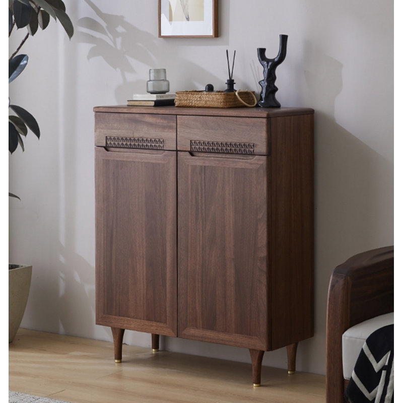 Simple Solid Wood Entrance Cabinet Accent Cabinet