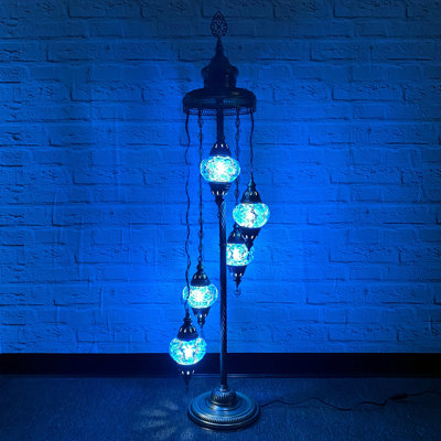 Fannie 54'' Polished Tree Floor Lamp