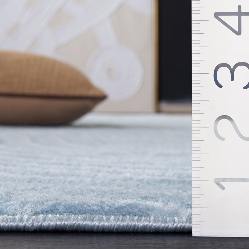 Tapis abstrait Selena 680 Performance, Carré 6 pi 7 po x 6 pi 7 po